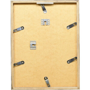 Marco de fotos de madera con perfil 42, vidrio transparente, anthrazit, 13x18 cm