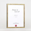 Marco de fotos Effect Profil 42 con vidrio transparente Antik Gold 25x30 cm 0420-2530-04