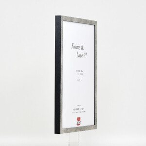 Marco de fotos Effect Holzrahmen Profil 42 cristal transparente plata 25x60 cm