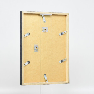 Marco de fotos Effect Holzrahmen Profil 42 Cristal transparente Plata 14,8x21 cm