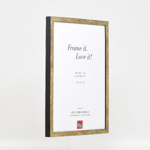 Marco de fotos Effect Holzrahmen Profil 42 Vidrio transparente Antiguo dorado 14,8x21 cm