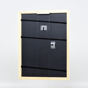 Marco de fotos de madera Effect Profil 43 blanco brillante 9x13 cm