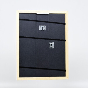 Marco de fotos de madera efect Profil 43 blanco brillante 10x10 cm