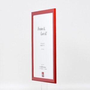 Marco de fotos de madera Effect Profil 43 rojo brillante 10x15 cm