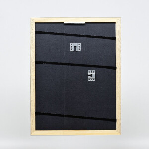 Marco de fotos de madera Effect Profil 43 Negro Brillo 13x13 cm