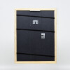 Marco de fotos de madera Effect Profil 43 negro brillante 13x18 cm