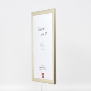 Marco de fotos de madera Effect Profil 43 Plata 18x27 cm