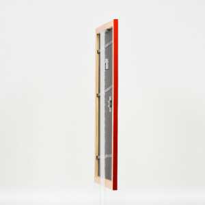 Marco de fotos de madera Effect Profil 43 rojo brillante 18x27 cm