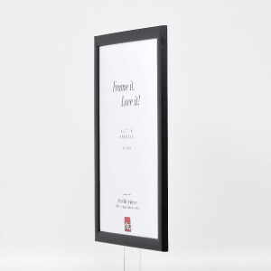 Marco de fotos de madera effect Profil 43 Negro 21x29,7 cm