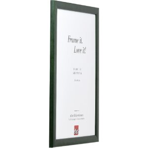 Marco de fotos de madera Effect Profil 43 Tannengrün 25x30 cm con vidrio normal