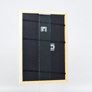 Marco de fotos de madera effect Profil 43 blanco brillante 25x38 cm