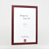Marco de fotos de madera Effect Profil 43 Rojo 25x38 cm Vidrio Normal 0430-2538-07