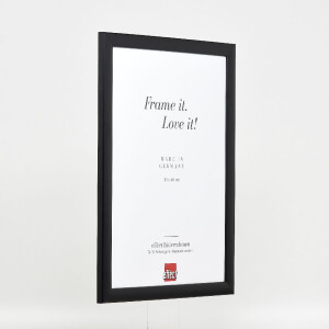 Marco de fotos de madera Effect Profil 43 Negro 25x70 cm