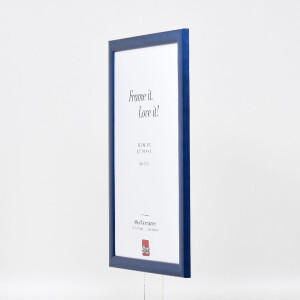 Marco de fotos de madera efecto Profil 43 royalblau 25x70 cm con cristal normal