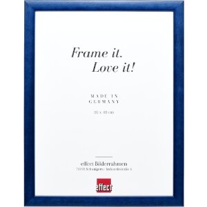 Marco de fotos effect Profil 43 de madera royalblau 25x80 cm