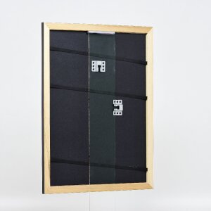 Marco de fotos de madera efecto Profil 43 Negro 27x48 cm