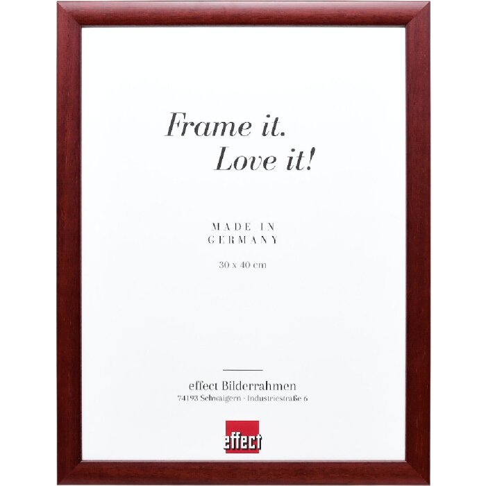 Marco de fotos de madera effect Profil 43 Rojo 27x48 cm