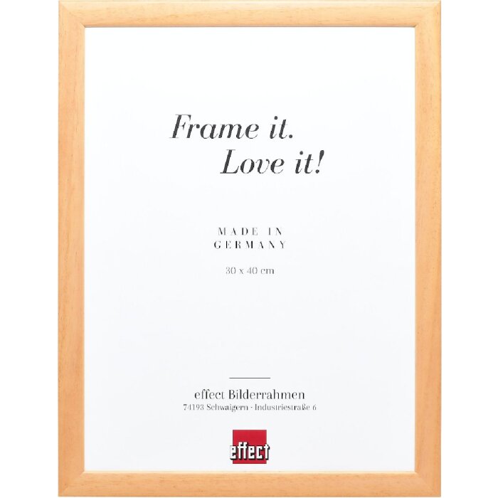 Marco de fotos de madera efect Profil 43 Natural 27x48 cm