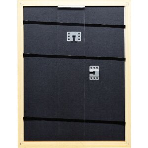 Marco de fotos de madera effect Profil 43 tono miel 27x48 cm con vidrio normal