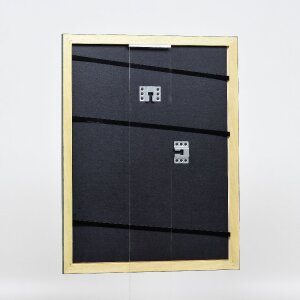 Marco de fotos de madera efect Profil 43 tannengrün 30x30 cm con vidrio normal