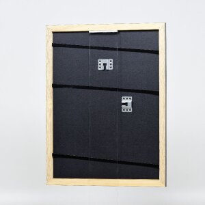 Marco de fotos de madera Effect Profil 43 Negro alto brillo 30x30 cm