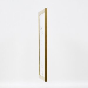 Marco de fotos de madera efecto Profil 43 dorado 30x40 cm con vidrio normal