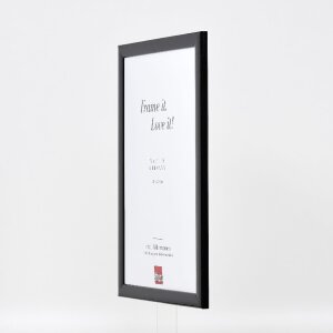 Marco de fotos de madera efecto Profil 43 negro brillante 30x40 cm