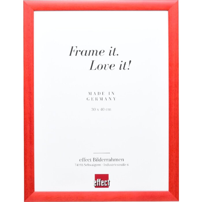 Marco de fotos de madera Effect Profil 43 lachs 35x50 cm con vidrio normal