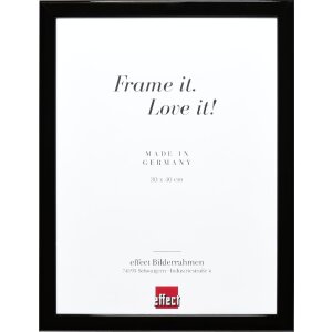 Marco de fotos de madera efecto Profil 43 Negro alto...