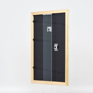 Marco de fotos de madera efecto Profil 43 dorado 45x80 cm con cristal normal