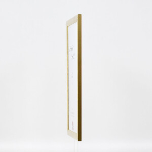 Marco de fotos de madera efecto Profil 43 dorado 45x80 cm con cristal normal