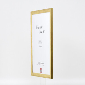 Marco de fotos de madera Effect Profil 43 dorado 50x50 cm Vidrio normal