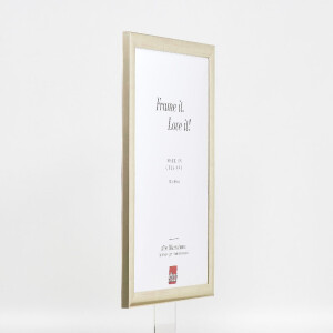 Marco de fotos de madera effect Profil 43 plata 50x70 cm