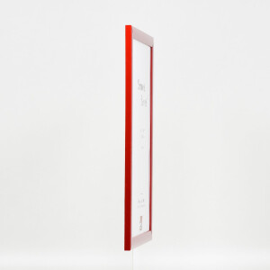 Marco de fotos de madera effect Profil 43 rojo brillante 62x93 cm vidrio normal