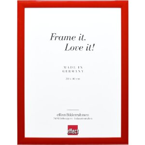 Marco de fotos de madera Efecto Profil 43 Rojo Alto...