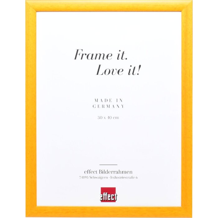 Marco de fotos de madera Effect Profil 43 en tono miel 30,5x91,5 cm con vidrio normal