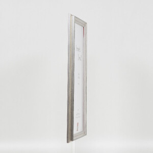 Marco de fotos de madera effect Profil 44 Plata 21x28 cm