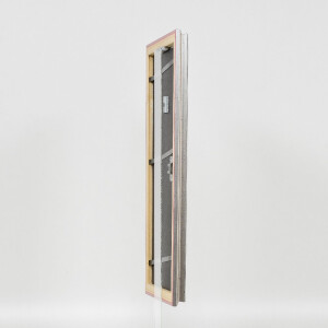 Marco de fotos de madera effect Profil 44 plata 21x29,7 cm