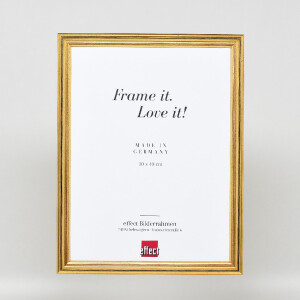 Marco de fotos de madera efect Profil 44 gold 40x60 cm