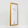 Marco de fotos de madera efect Profil 44 gold 40x60 cm