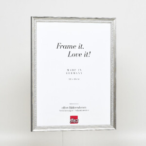 Marco de fotos Effect Profil 48 plata 18x27 cm con vidrio transparente