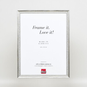 Marco de fotos Effect Profil 48 Plata 20x25 cm con vidrio transparente