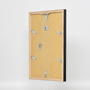 Marco de fotos de madera efecto Profil 48 negro 25x70 cm con cristal transparente