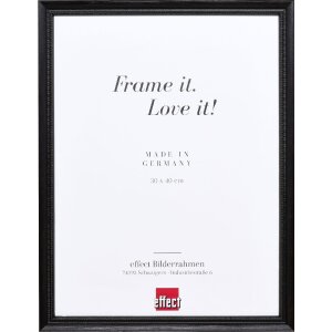 Marco de fotos de madera Effect Profil 48 Negro 40x60 cm...