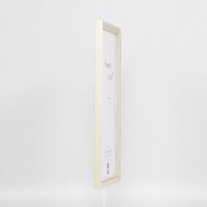 Marco de fotos de madera efecto Profil 48 blanco 50x50 cm con vidrio transparente