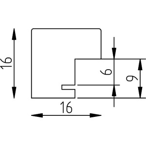 Marco de fotos Effect Profil 51 antikgold 25x30 cm con cristal transparente