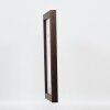 Efecto Marco de madera Perfil 52 marrón oscuro 25x80 cm cristal normal