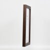 Efecto Marco de madera Perfil 52 marrón oscuro 25x80 cm cristal normal