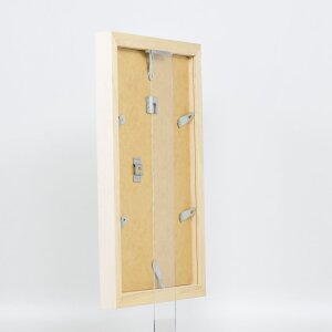 Portarretratos efecto madera Profile 52 blanco 29,7x42 cm cristal normal