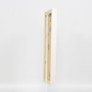 Portarretratos efecto madera Profile 52 blanco 29,7x42 cm cristal normal